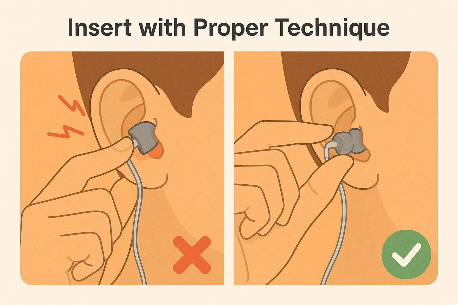 Insert with Proper Technique